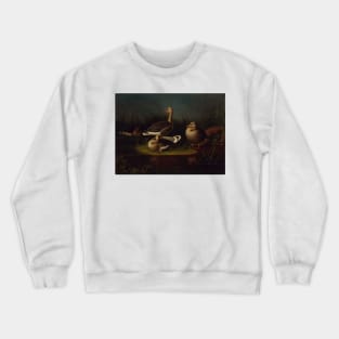 Greylag Geese, Copy After Ferdinand Von Wright by Magnus von Wright Crewneck Sweatshirt